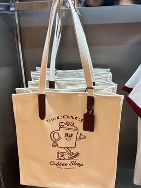 Coach Coffee House Canvas Tote Sold Out everywhere!